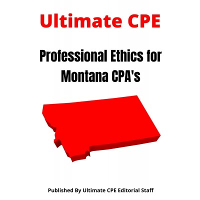 Professional Ethics for Montana CPAs 2021